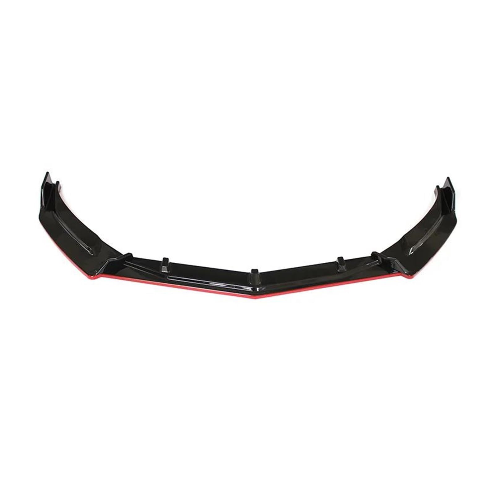 Splitter Frontstoßstange Lip Body Kit Spoiler Splitter Stoßstange Canard Lip Splitter Für Chevrolet Für Malibu XL 2016-2022 Jahre Frontlippe(Red and Black)