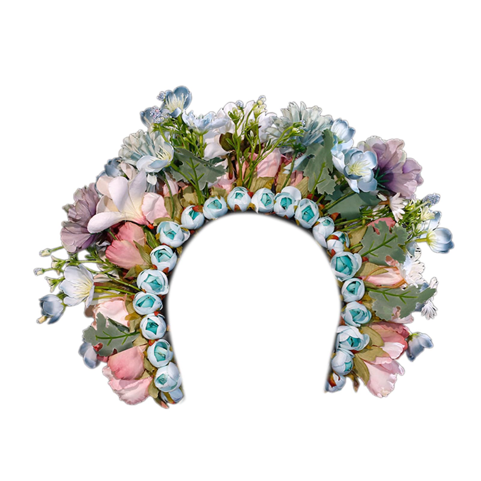 Haarschmuck mit chinesischer Blume, eleganter Damen-Kopfschmuck, schönes Blumenhaarband, für Hochzeiten, Festivals