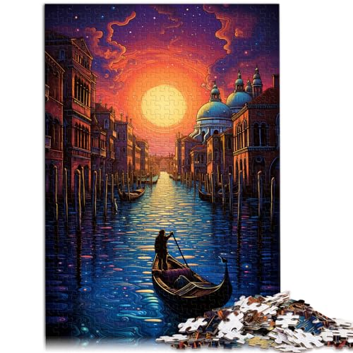 Puzzle für Puzzle Venedig Italien Puzzle für Erwachsene 1000 Teile Holzpuzzle Spielzeug Puzzles Lernspiele Stressabbau Puzzles 1000 Stück (50x75cm)