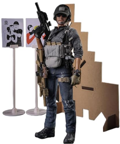 VUSLB Mini Times Toys Collectible Figure Full Set: Navy Seal Halo UDT Jumper M004, Military Style 1:6 Scale Miniature Male Action Figurine (M004)