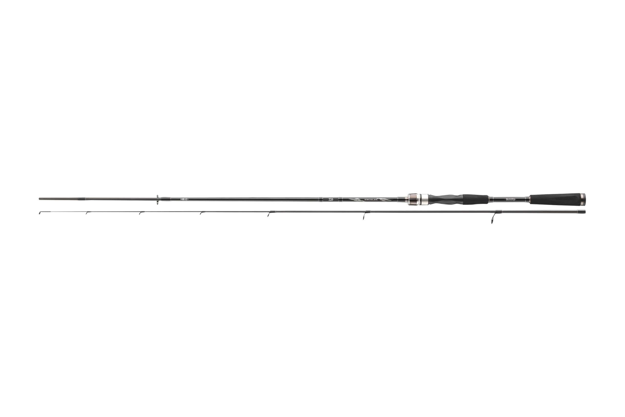 DAIWA Exceler Solidtip Spin 702L, 2 Teile, 2,10m, 2-10g, UL Spinn-Angelrute, 11664-211