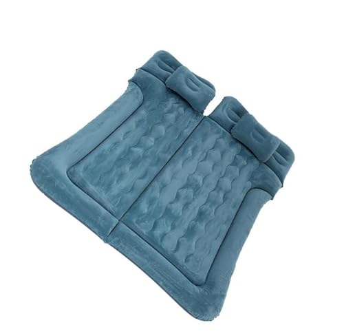 GLILAR Auto Luftmatratze Auto Reisebett Auto Aufblasbare Matratze Kofferraum Luftmatratze Isomatte Offroad SUV Aufblasbares Bett Autozubehör Campingkissen(Blue,Size 2)