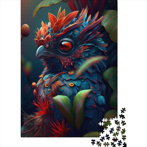 500 große Teile Puzzle für Erwachsene Waldtiere Vogel für Erwachsene Schwierige Puzzles Puzzle Mitmachspiel-Familiendekoration 20,47 x 14,96 Zoll