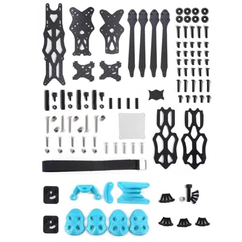 Carriere Für HD 5Inch HD5 Quadcopter Frame + 3D-Gedruckte Teile Kit 5,5mm Arm Aus Kohlefaser für FPV-RC-Renn-Drohnen