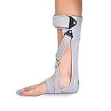 Drop Foot Brace Orthese Drop Foot Support Splint – Knöchel-Fuß-Orthesenunterstützung – AFO-Orthese for Fuß Drop Plantarfasziitis und Achillessehnenentzündung (Color : Right, Size : S)