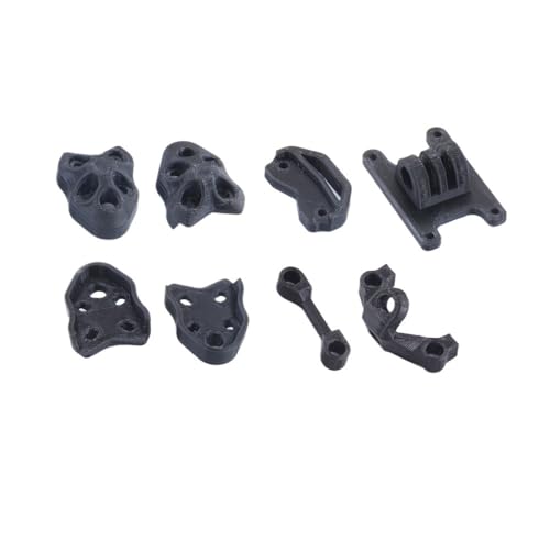 LSFWJP RC Quadcopter FPV Drohne 3D-gedrucktes Druckzubehör Antennen-/Kamerahalterung Arm Schutzsitz for TPU-Teile for APEX HD DC-Rahmen (Color : APEXHD air Set Black)