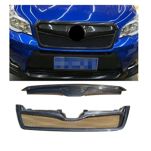 Kompatibel for Subaru Forester XV Lions Modifizierten Kohlenstoff-Faser Motor Front Hood Mesh Sti Aussehen Teile Surround(Fourth generation fo-01)