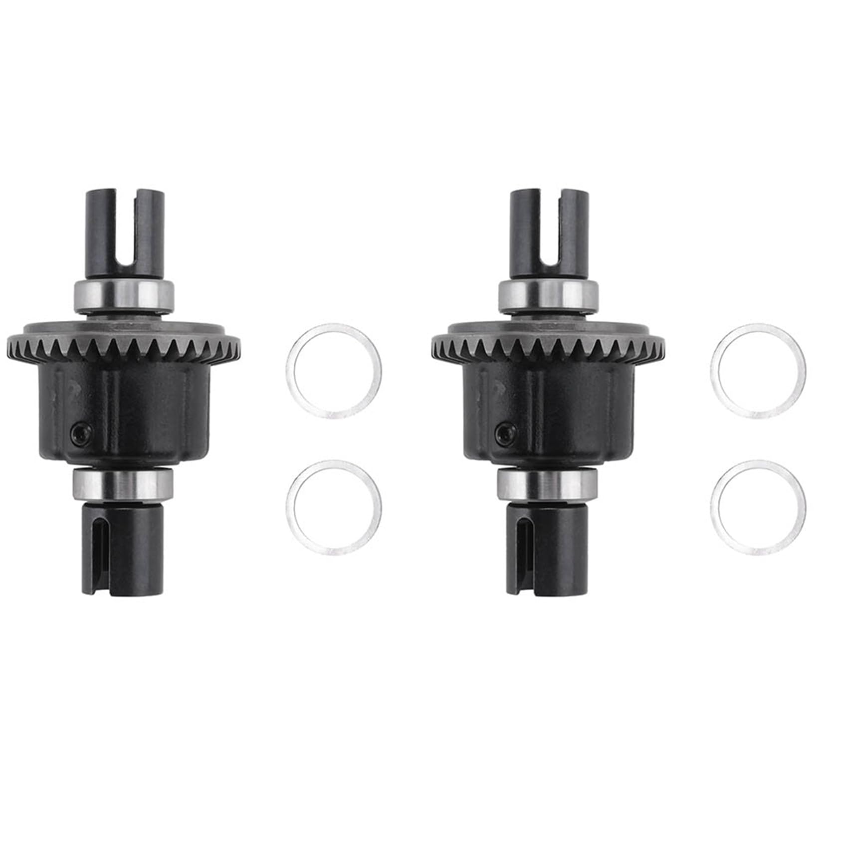 SICOSALT 2X Stahlgetriebe Differential 8008 für 1/8 08421 08423 08427 9020 9021 9116 RC Car Upgrade Teile