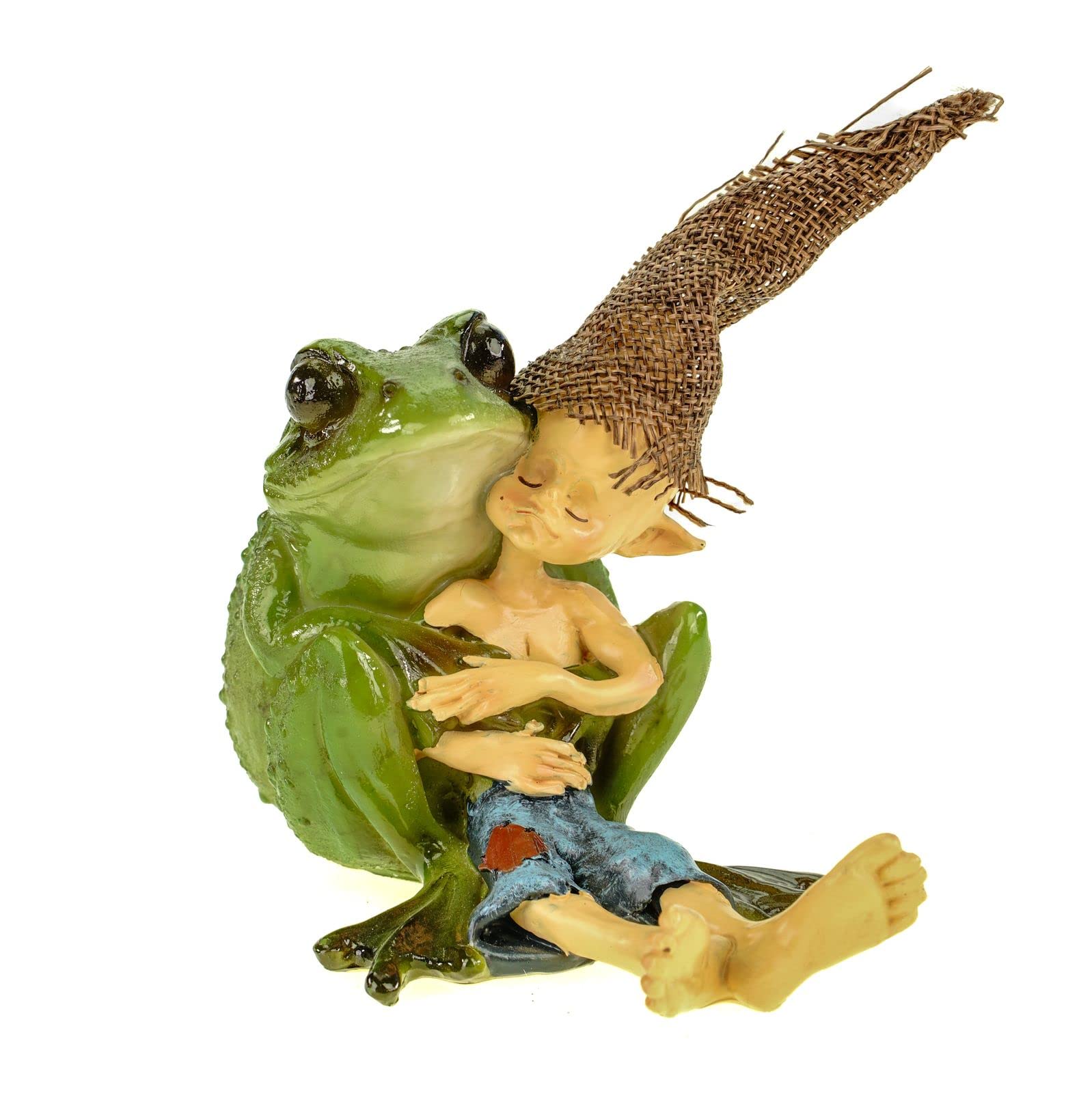 Joh.Vogler GmbH Froschtraum Pixie schläft im Arm von einem Frosch