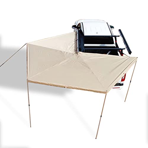 Outdoor Camping Auto Überdachung Schatten Zelt Auto Pavillon Zelt Große Auto Heck Zelt SUV Markise für Sonnenschutz Sonnendach Markise für Camper Vans, COAPAK, Open Right, Radius 250CM