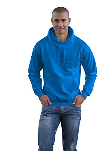 Just Hoods - Unisex College Hoodie/Sapphire Blue, 3XL