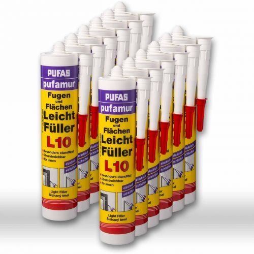 12 x Pufas Pufamur Fugen und Flächen Leichtfüller L10 310ml