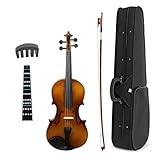 DAYKET Standard Violine 1/4 Violinen Verschiedene Modelle Anfänger(102 Violin)