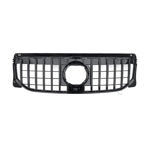 Frontgrills Für Benz Für GLB-Class X247 2020 2021 + Auto Stoßstange Haube Mesh Front Grill Oberen Silber Grille Front Bumper Grille(201)