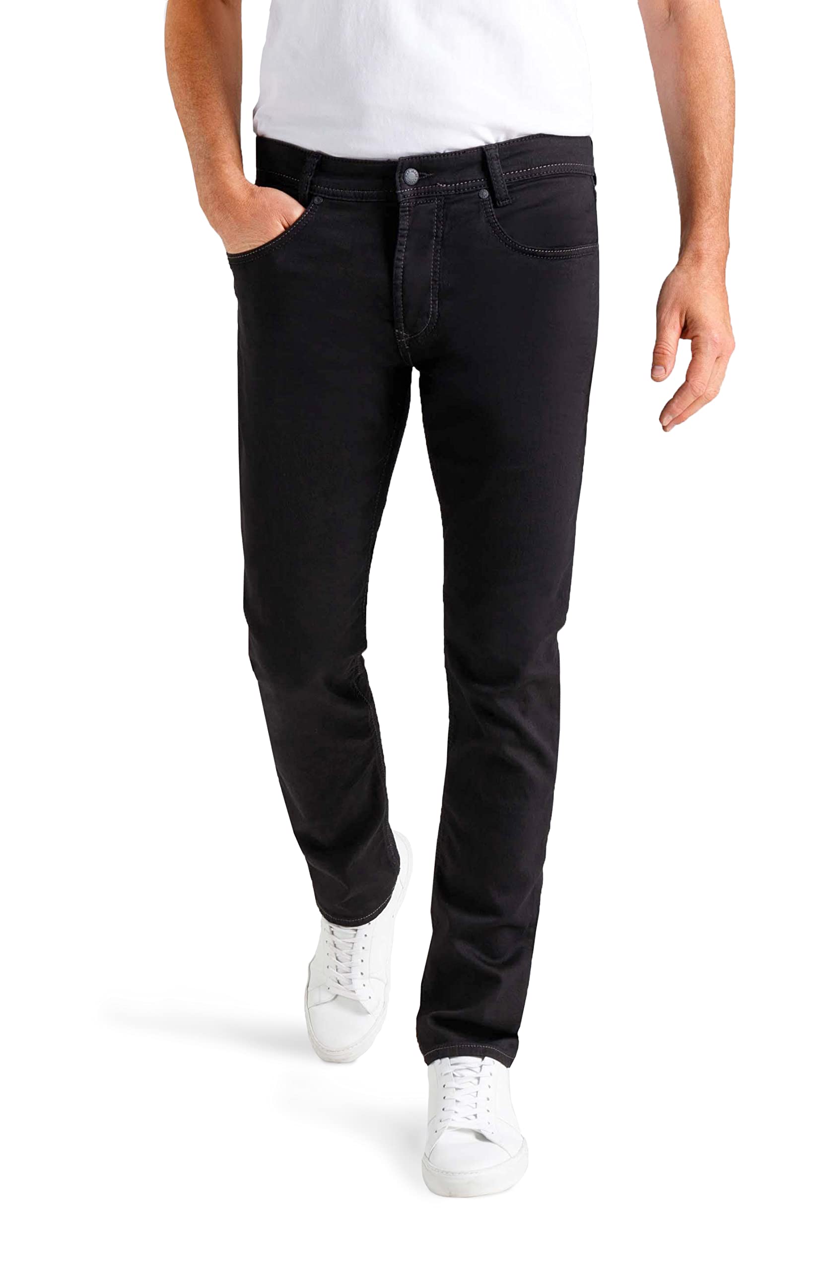 MCA Herren Jog'n Jeans Straight Jeans, per Pack Schwarz (Black Black Clean H896), W32/L36 (Herstellergröße: 32/36)