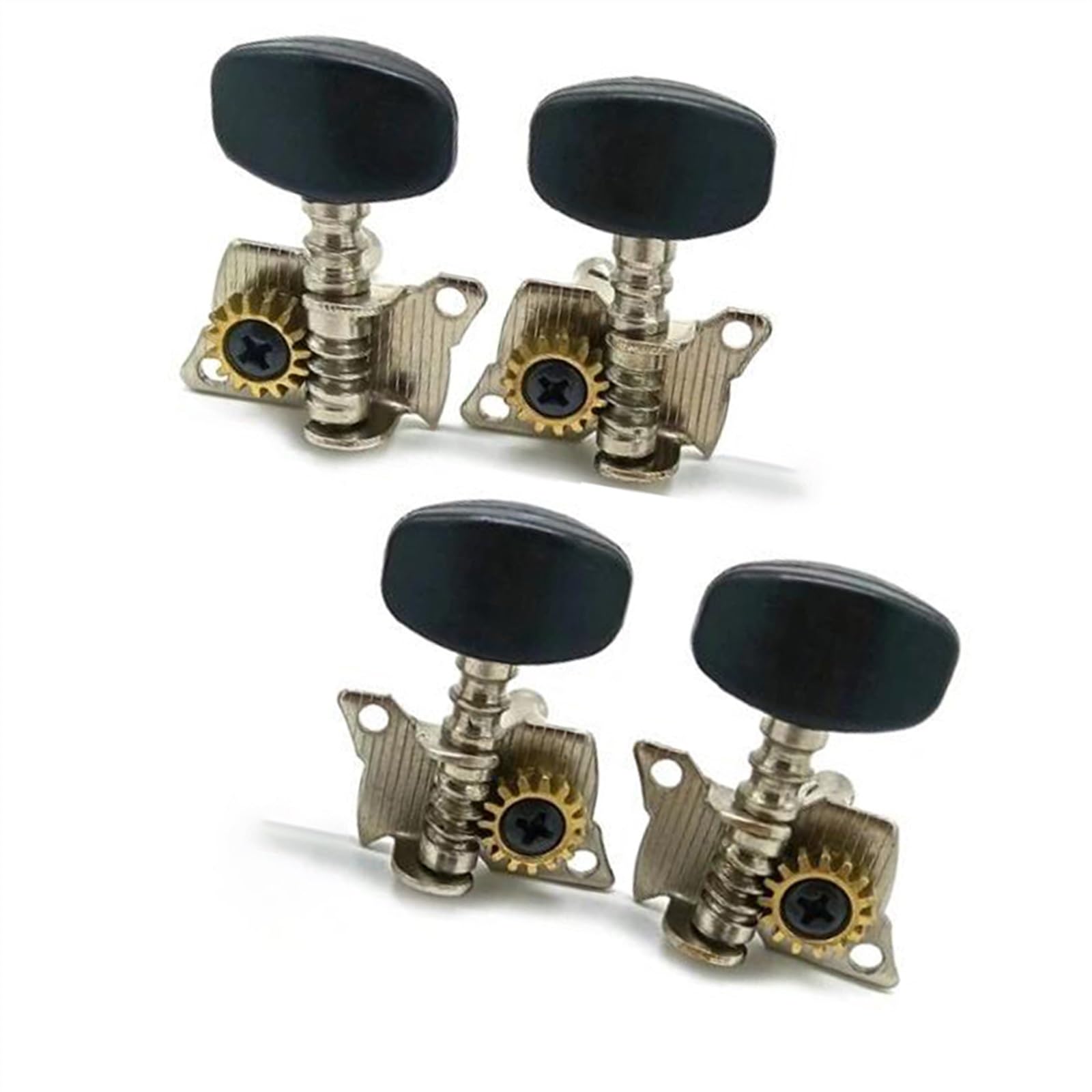 Strings Tuning Pegs Mechaniken Für Gitarre 2L 2R Gitarren-Stimmwirbel-Set, Gitarren-Mechanik-Mechanik, Stahlwirbel-Ersatzset