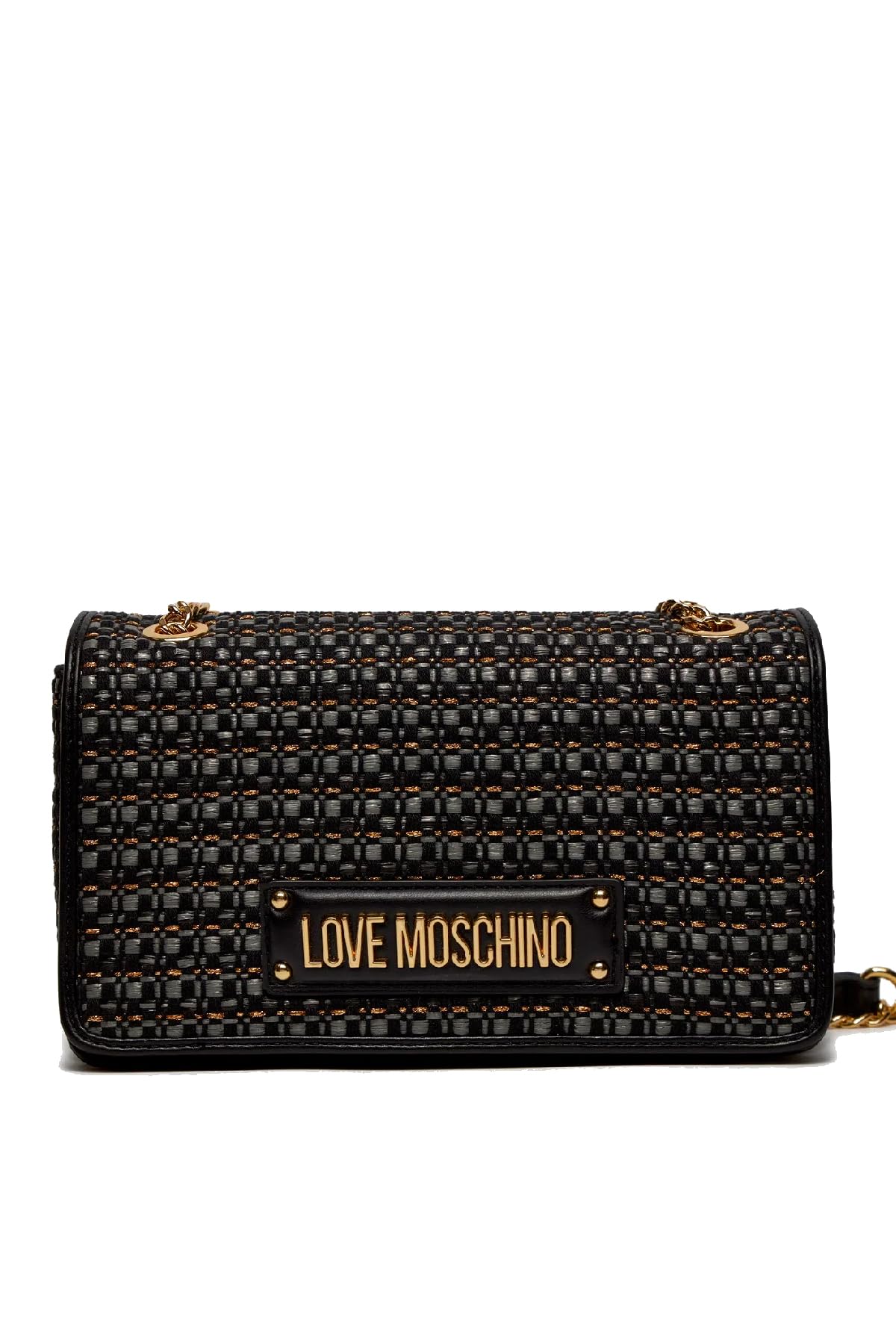 Love Moschino Damen Schultertasche, Schwarz Schultertasche, Schwarz