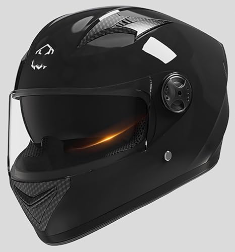 Motorrad-Integralhelm, Klapphelm, Doppelvisier, Integriertes Motorrad Für Erwachsene, Männer Und Frauen, Straßenrennen, Moped, DOT-Geprüft D,S/(55~56cm)