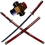 LQZJG Cosplay Anime Kunststoff Schwert, Roronoa Zoro Schwert Katana Sandai Kitetsu Katana 103cm/43 Zoll