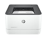 HP LaserJet Pro 3002dw Laserdrucker, Drucker, Automatischer beidseitiger Druck, Bis zu 33 A4-Seiten pro Minute, Hi-Speed USB, WiFi, Ethernet, Bluetooth, HP Smart App, HP Wolf Pro Security, Grau, Weiß