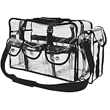 Make Up Tasche Für Frauen Und Mädchen Reise Kosmetiktasche Große Kapazität Kulturbeutel Reißverschluss Kosmetik Transparent Strand B