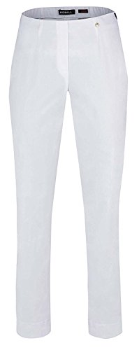 "Ich will Marie" Robell Damen Bengaline Stretchhose aus TV Frühjahr/Sommer 2017 (44, weiß(10))