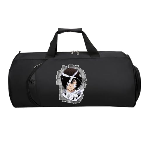 Bun-go STR-ay Dogs Tasche HandgepäCk Flugzeug, HandgepäCk Tasche Faltbar, Reisetasche Weekendertasche füR Damen Herren Flugzeug(Black 5)