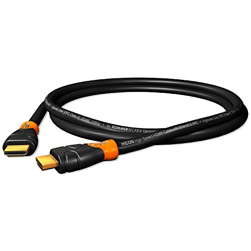 HICON Ergonomic 0,75m HDMI 1.4 High Speed Kabel + Ethernet 75cm | HIE-HDHD-0075