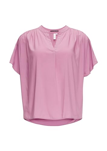 QS Damen 2146256 Blusenshirt kurzarm, lila 4721, 38