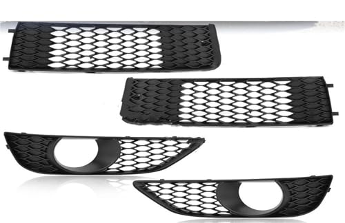 Frontgrills Für Für Q7 4L Für S-Line 2009 2010 2011 2012-2015 Nebelscheinwerfergitter Renngrill Scheinwerfergitter Auto Nebelscheinwerferabdeckung Front Bumper Grille(4pcs)