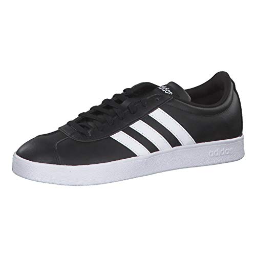 adidas Herren VL Court 2.0 Sneaker, Schwarz (Black B43814), 42 2/3 EU