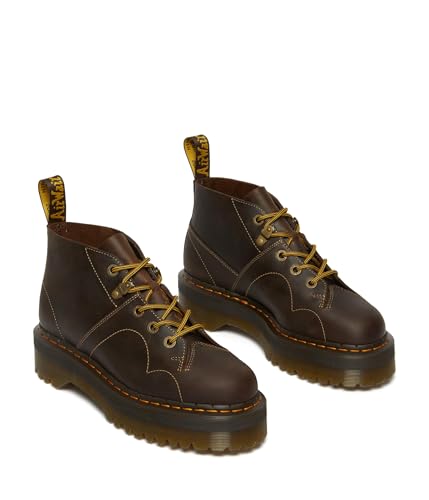 Dr. Martens 31443201070 Church Quad Arc Dunkelbraun Crazy Horse & Dunkelbraun Crazy Horse 070