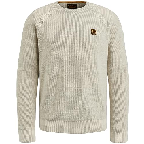 PME Legend R-Neck Cotton Rib Melee Knit - XXL