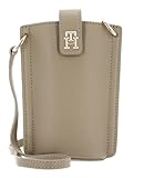 Tommy Hilfiger Damen Handytasche Tommy Life Phone Pouch zum Umhängen, Beige, Einheitsgröße