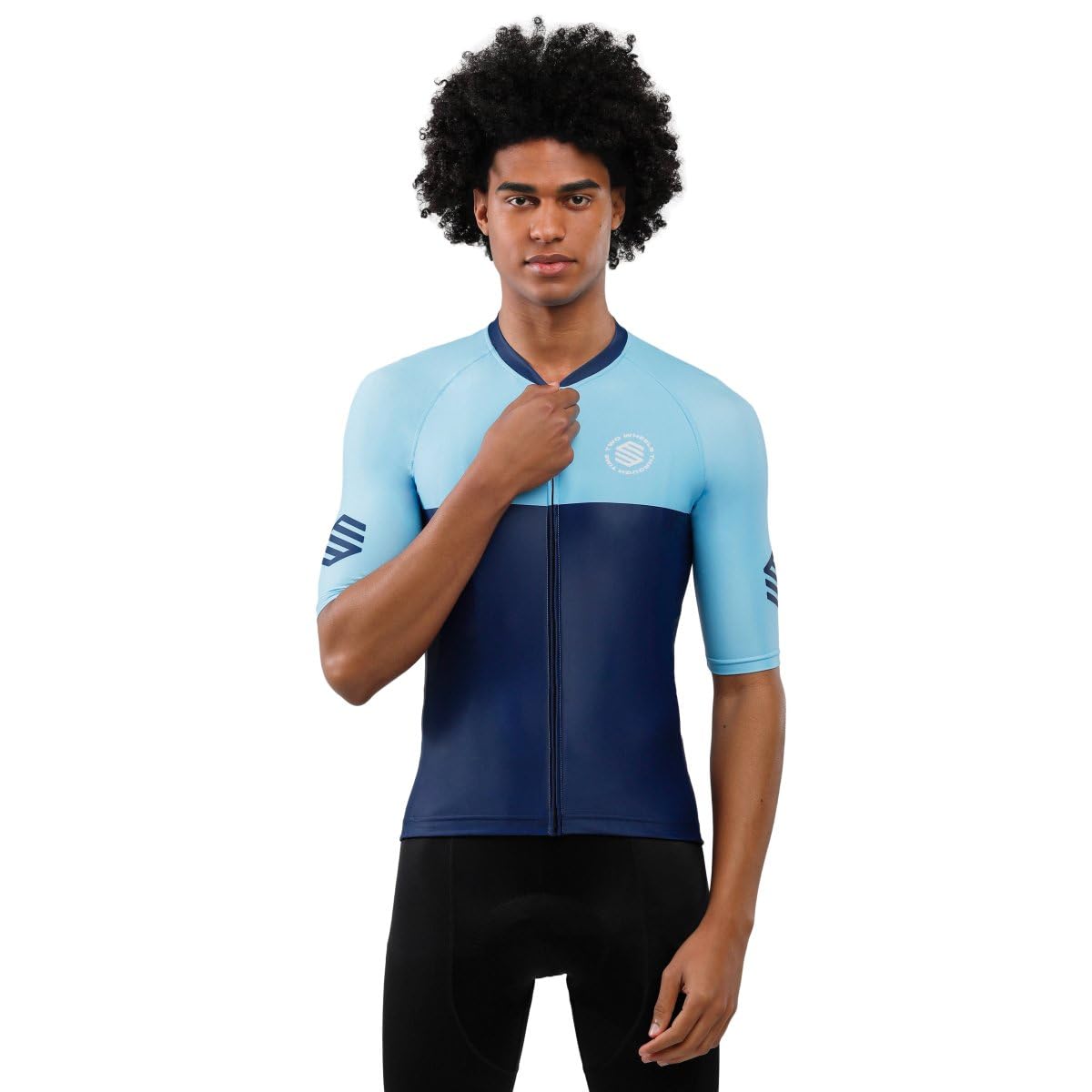 SIROKO - Radtrikot M2 Teide - XS - Marineblau/Hellblau