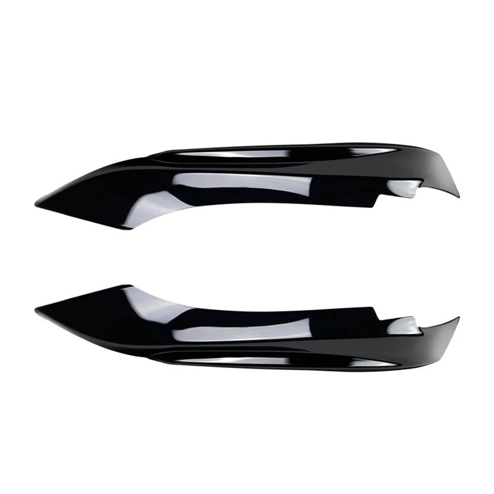 Splitter Frontspoilerlippe Splitter Spoiler Nebelscheinwerfer Kühlergrill Für 4er F32 F32 F36 420d 425d 430i 430d 435d MP Tech 2014-2020 Frontlippe(Gloss Black Splitter)