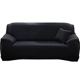 ohodhmnu Stretch-Sofa-Schonbezug, elastisch, abnehmbar, waschbar, Möbelschoner, rutschfest, für 1–4 Sitze