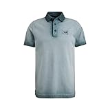 PME Legend Short Sleeve Polo Light Pique Cold - Herren Poloshirt, Größe_Bekleidung:M, Farbe:North Atlantic