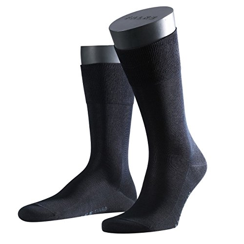 FALKE Herren Socken Tiago, 95% Baumwolle, 1 Paar, Blau (Dark Navy 6370), Größe: 47-48