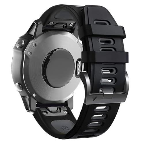 NEYENS Silikon-Smartwatch-Armbänder für Garmin Fenix 6X 6 6S Pro 5X 5 Fenix 7X 7 Epix Gen 2 VERTIX 2 Band Quick Easyfit Armband Correa, 26mm Fenix 5X 6X 7X, Achat