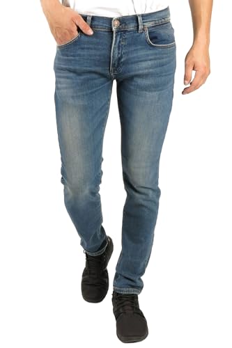 LTB Jeans Herren Jeans - Slim Fit Jeanshosen - New Sawyer Zip - Blau - 33/34