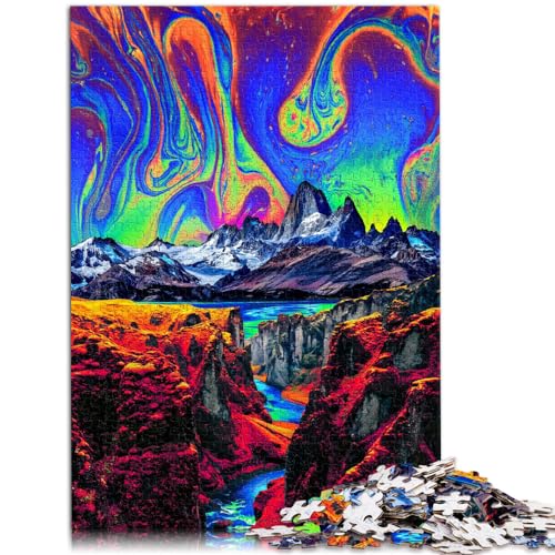 Puzzles Geschenke Spielzeug Dreamscape Puzzle für Erwachsene 1000 Teile Holzpuzzle Jedes Teil ist einzigartig - Herausforderndes Familienspaßspiel 1000 Teile (50 x 75 cm)