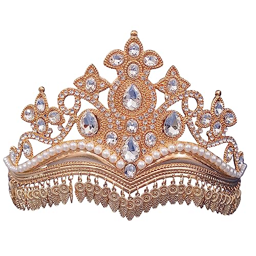 Haar Tiaras Haarbänder Verlobung Hochzeit Haar Zubehör Für Frauen Vintage Folk Schmuck Party Kopfschmuck Legierung Blatt Haar Tiaras