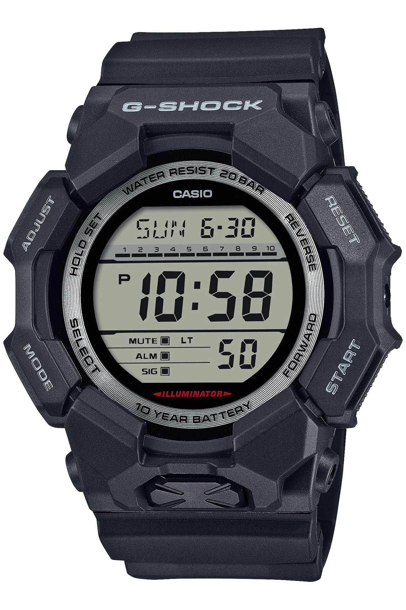 G-SHOCK Casio GD-010-1ER Klassische Herrenuhr