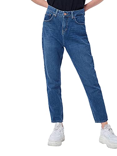 LTB Jeans Damen Lavina Straight Jeans, Blau (Saad Wash 51411), W32/L30 (Herstellergröße: 32)