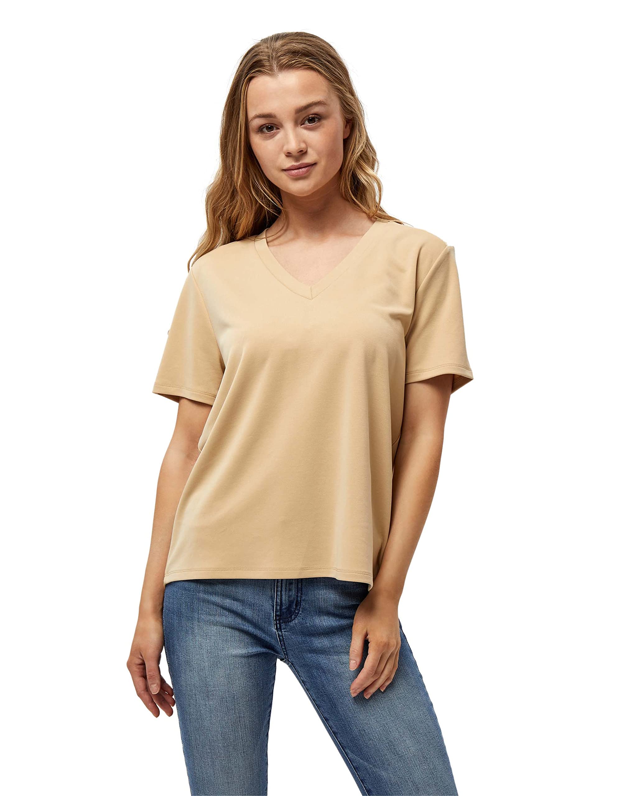 Peppercorn ,Women's ,Philina Tee, 0273 WARM SAND ,M