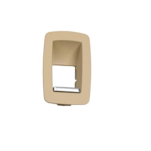 DOFABI Auto-Innentür-Kohlefaser-Fensterschalter-Panel-Abdeckung, Ersatz, for, for 1 3 4 Serie F20 F30 F31 F34 F35 F36 Türgriff(1pc Rear Door Beige)