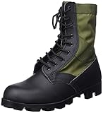 Mil-Tec Herren US Jungle Combat Stiefel, Grüne Olive, 12.5 UK