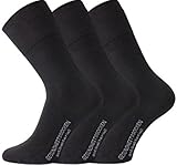 TippTexx24 6 Paar Premium Socken mit antibakterieller Ausstattung (39-42, schwarz)