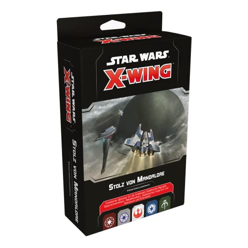 Asmodee | Atomic Mass Games | Star Wars: X-Wing 2. Edition – Stolz von Mandalore | Erweiterung | Tabletop | 2 Spieler | Ab 14+ Jahren | 45+ Minuten Spielzeit | Deutsch